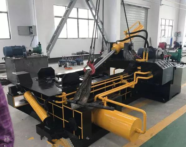250噸雙主缸廢鋼打包機，廢鐵打包機